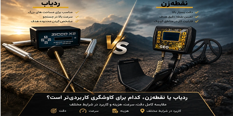 ردیاب یا نقطه‌ زن: کدام برای کاوشگری انتخاب بهتری است؟