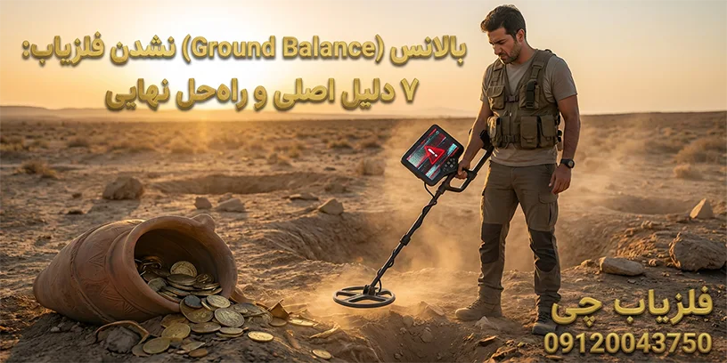 بالانس (Ground Balance) نشدن فلزیاب: ۷ دلیل اصلی و راه‌ حل نهایی